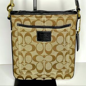 COACH Signature Fabric Swingpack Purse